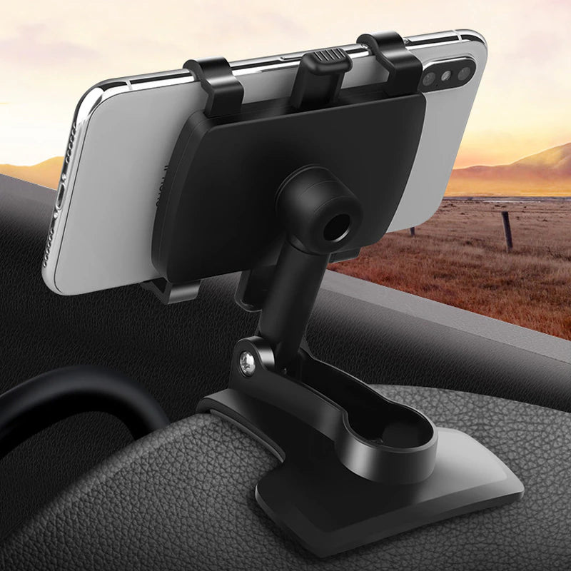 Dashboard Car Phone Holder 360 Degree Mobile Phone Stands Rearview Mirror Sun Visor in Car GPS Navigation Bracket